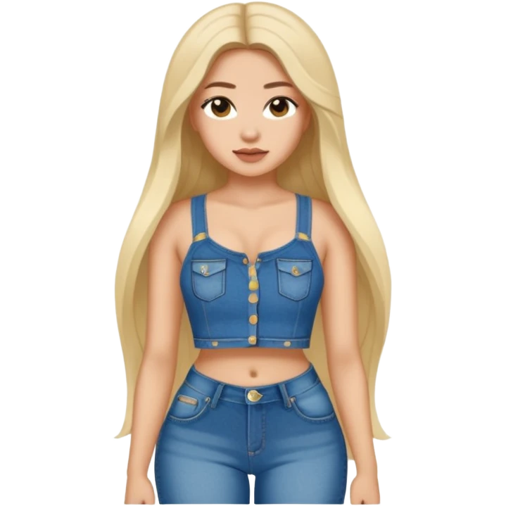 a slim thick baddie emoji
