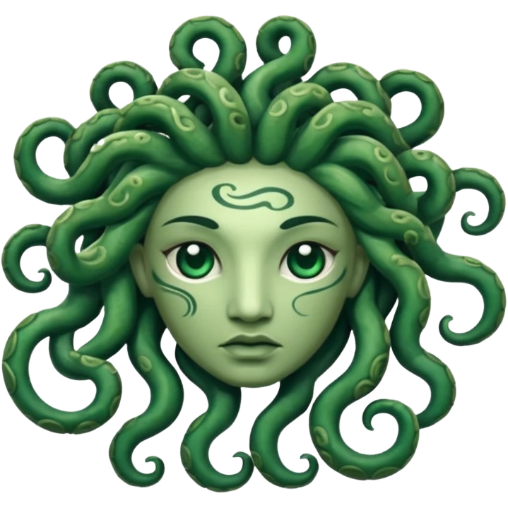 Logo in sea Medusa emoji
