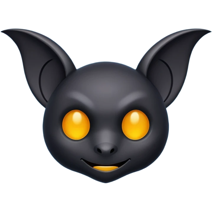 minimalist bat emoji