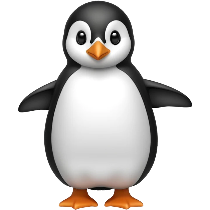 🤍🐧 emoji
