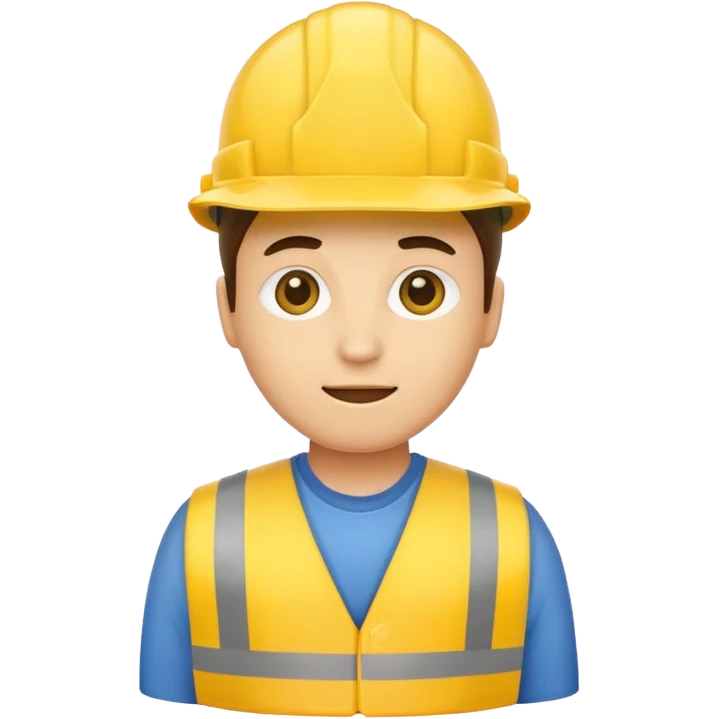 Worker hat emoji