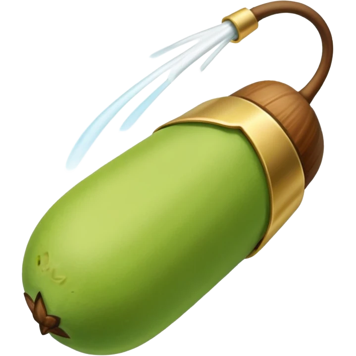 Pistachio spray emoji