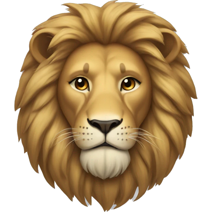 lion that is stylish emoji