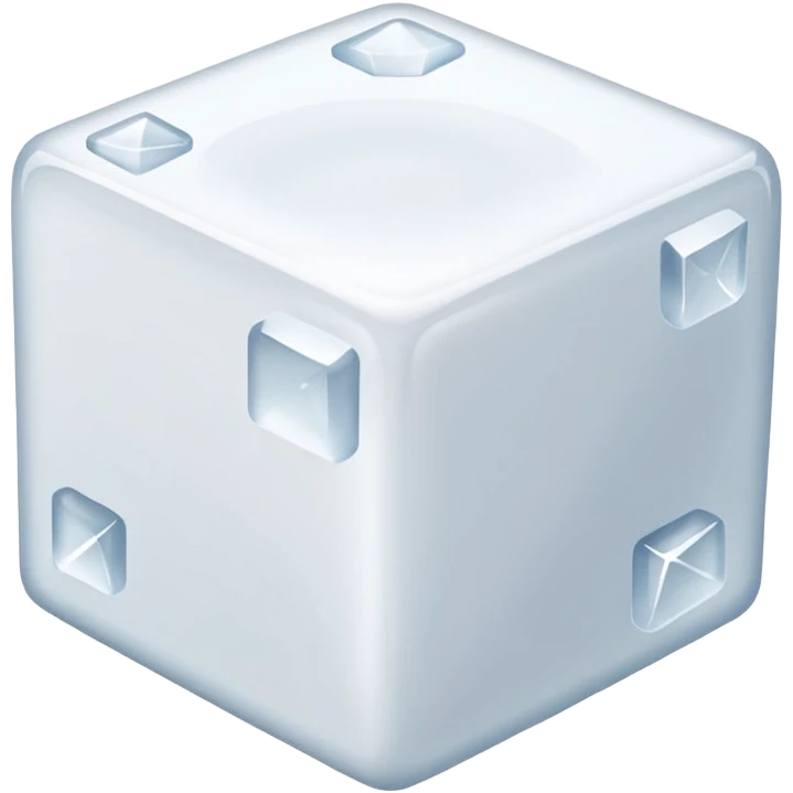 Ein Zuckerwürfel emoji