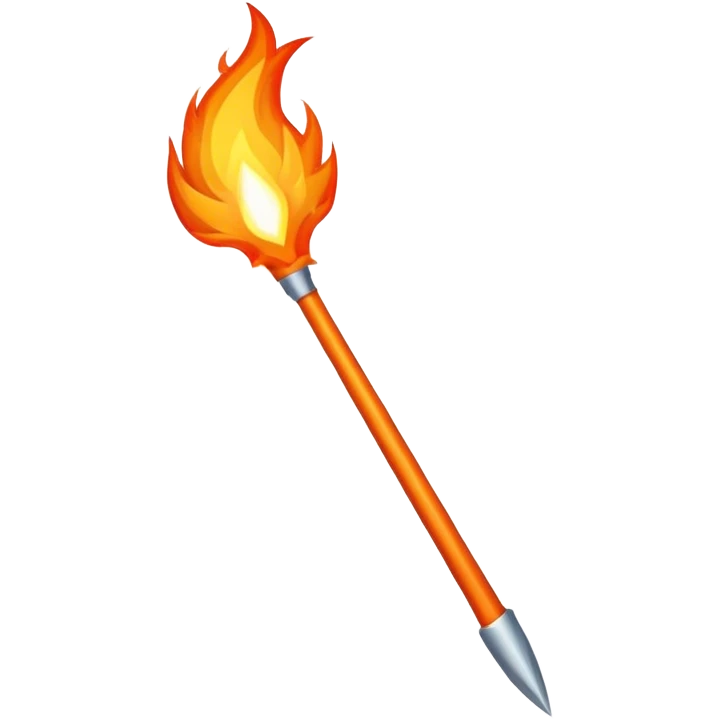 Fire javelin emoji