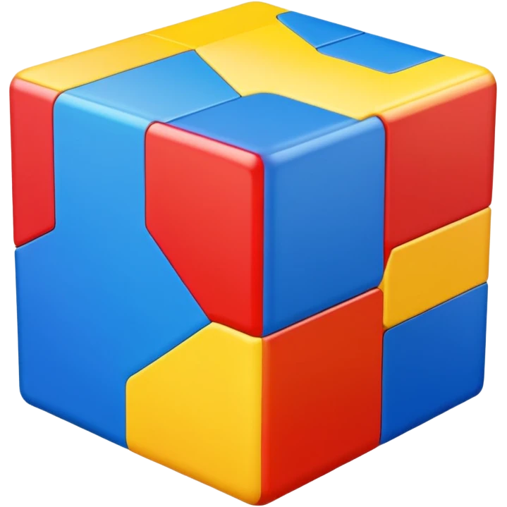colourful cube emoji