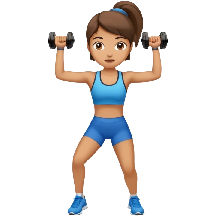 girl workout emoji