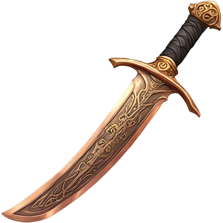 Magic Copper sword emoji