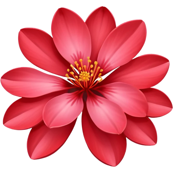 Red sakura emoji