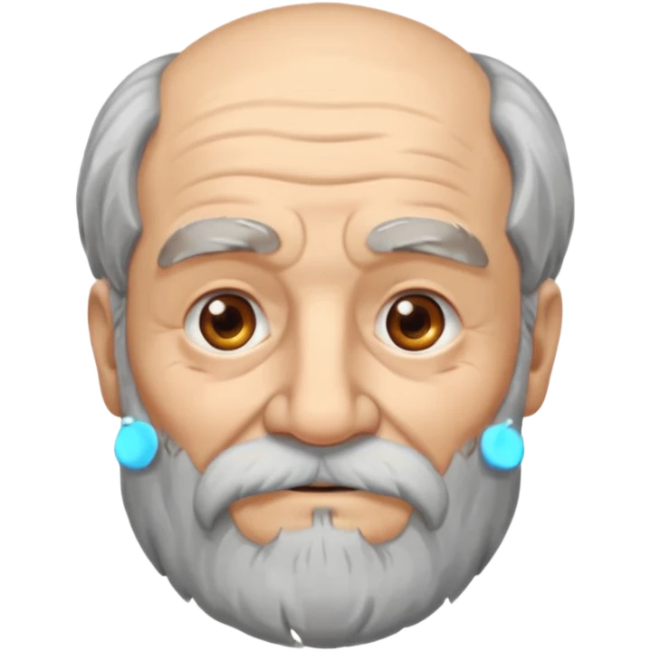 long bearded elderly  emoji
