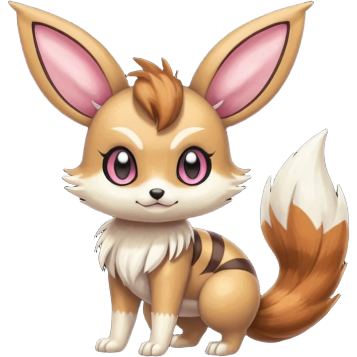 Meloetta-Eevee-Furret-Pokémon-Fakémon-creature emoji