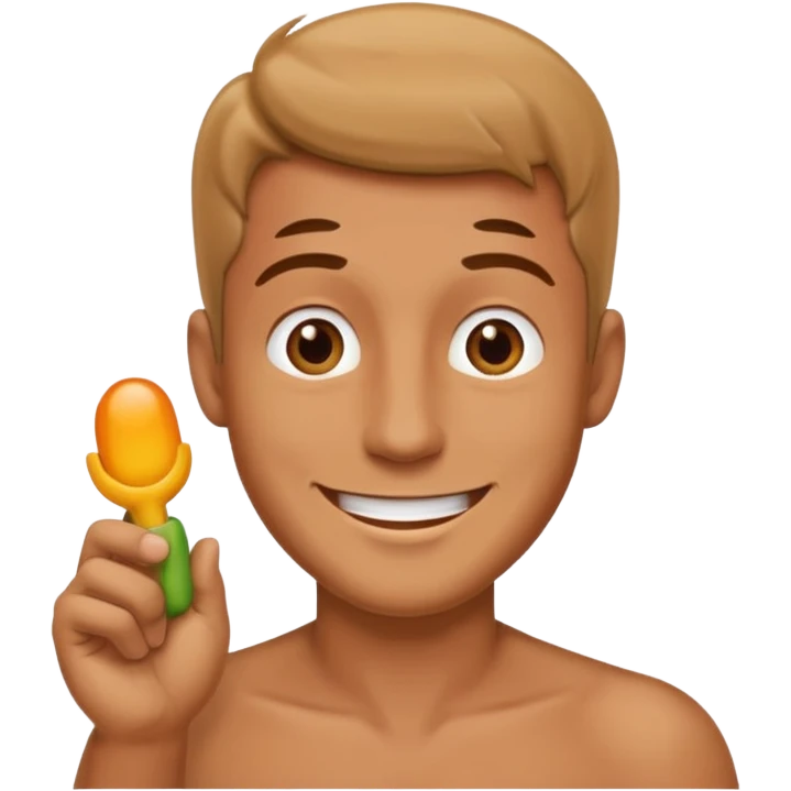 Мужчина показывает свой член emoji