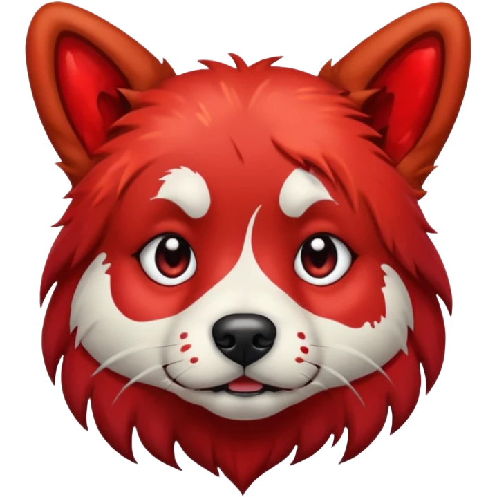bleeding dog emoji