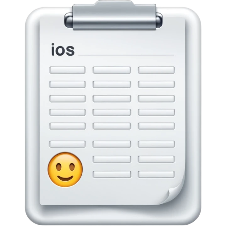 technical sheet emoji