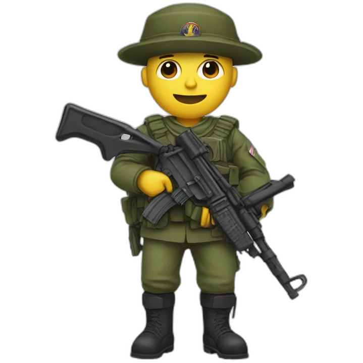 soldat als skelett emoji