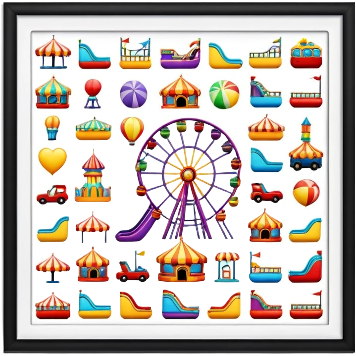 amusement park games emoji