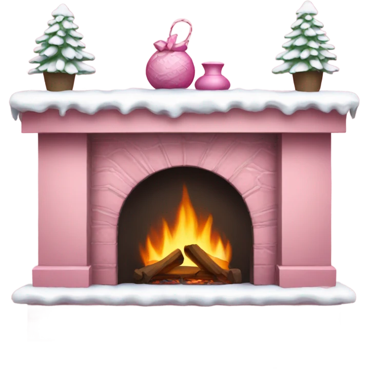 Winter Pink FirePlace emoji