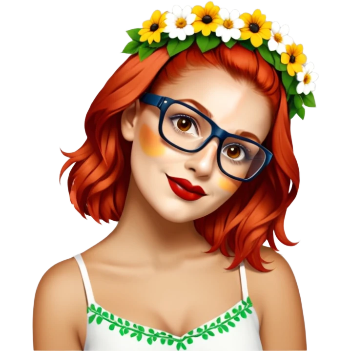 Flower-Crowned Dancer emoji