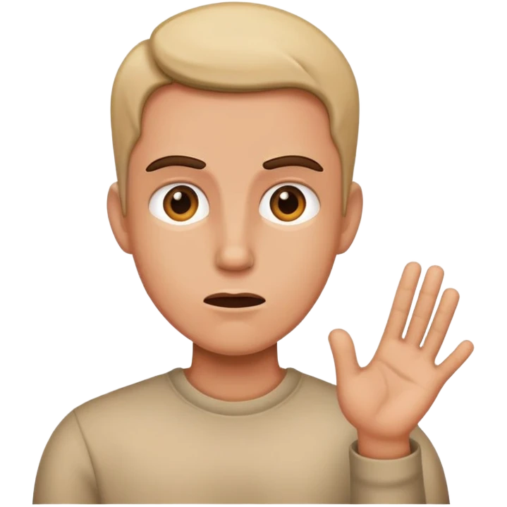 Debating person emoji