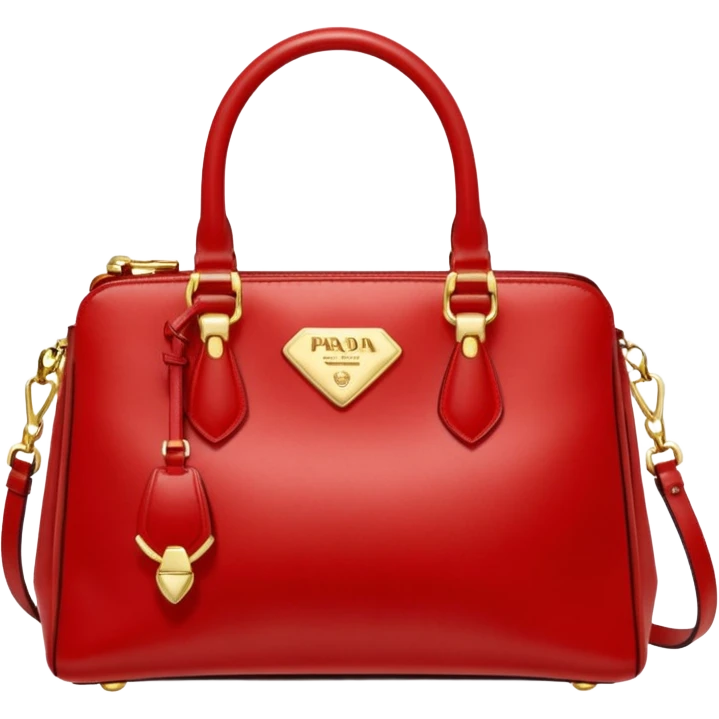 Prada red bag emoji
