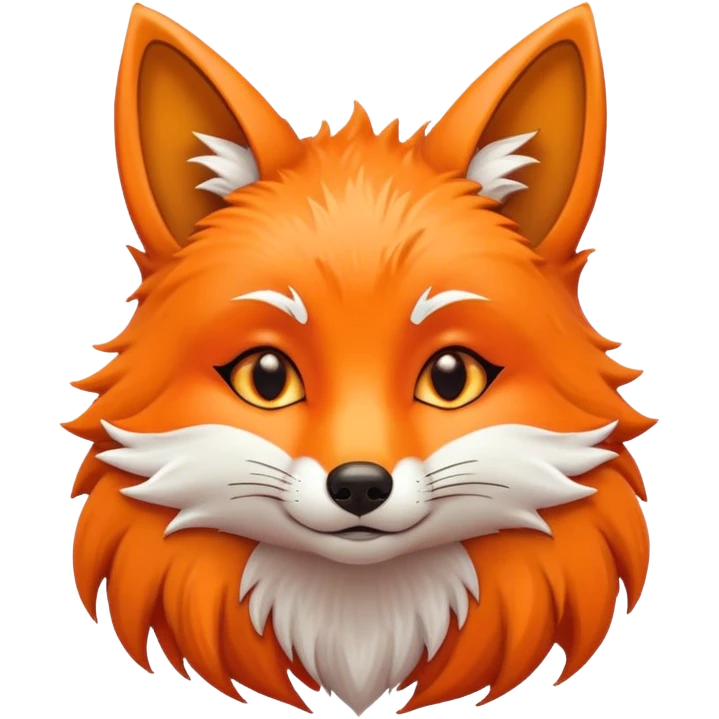 a fox weeping emoji