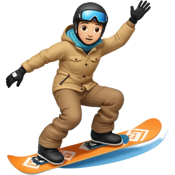 snow jibbing emoji