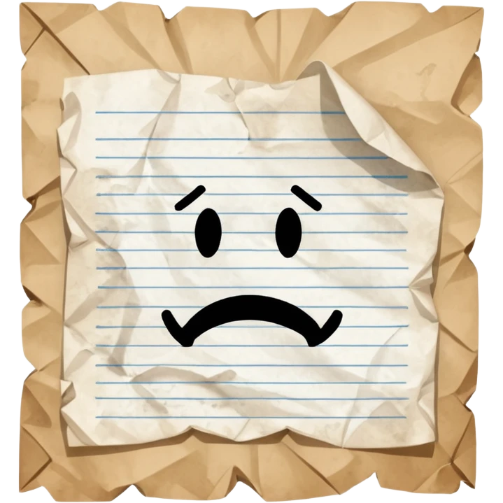 suicide note emoji