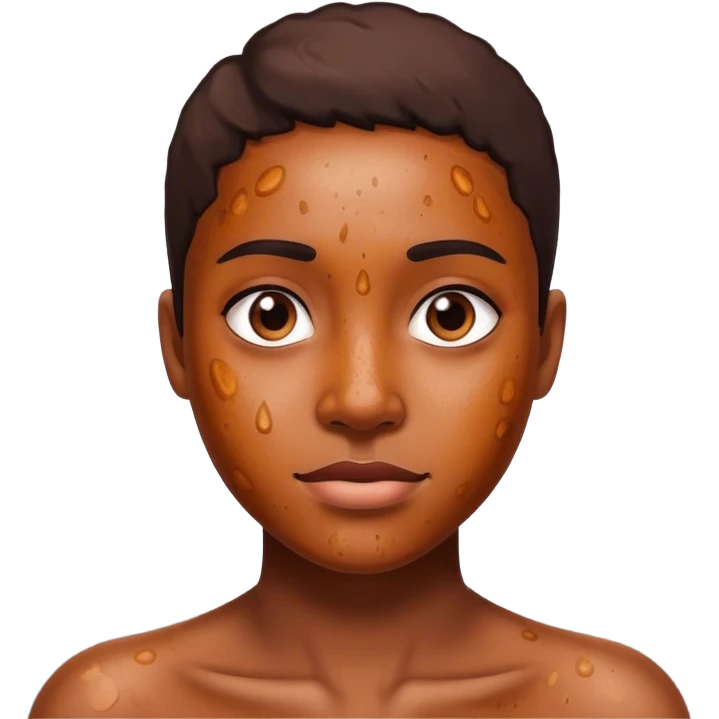 Hyperpigmentation meme emoji