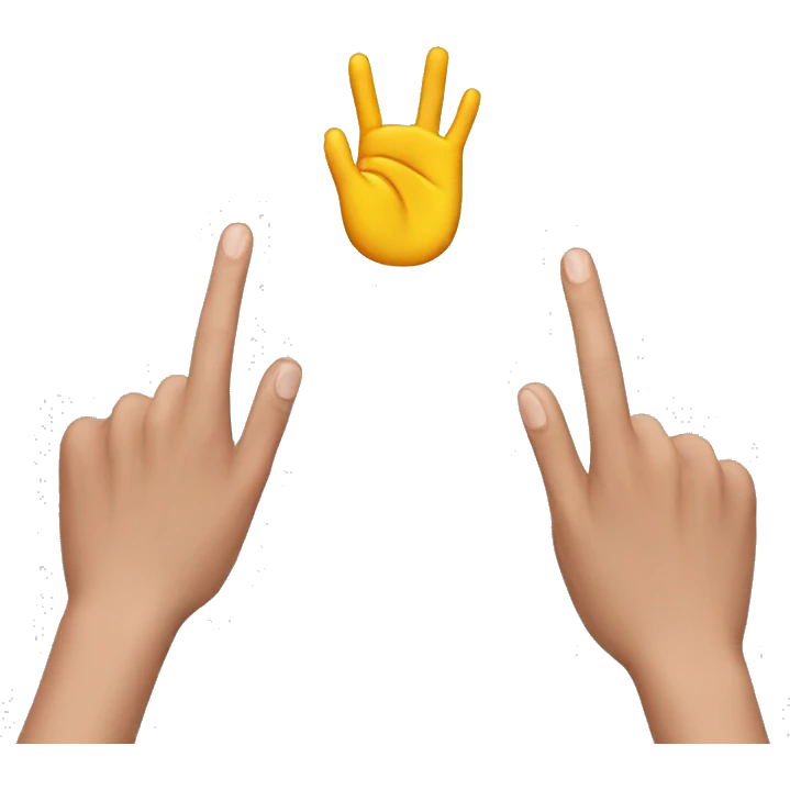 Cracking fingers emoji
