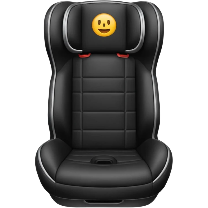 car seat, simple and clear emoji