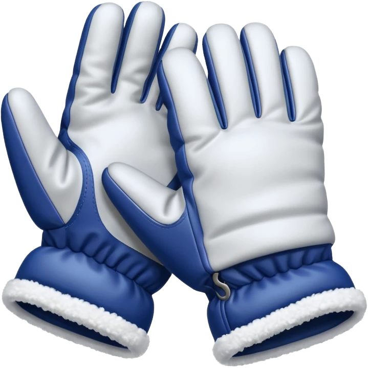 snow gloves emoji