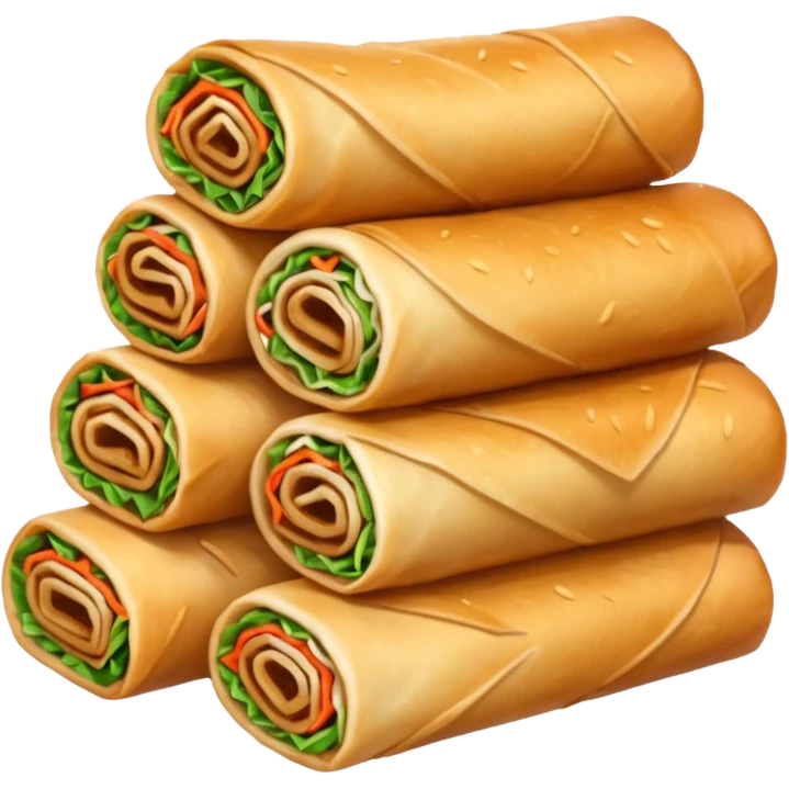 Spring Rolls in the bin  emoji
