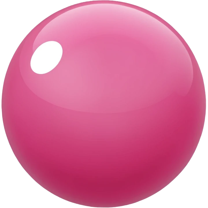 pink plastic ball emoji