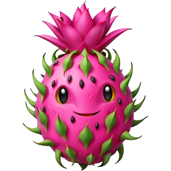 Dancing dragon fruit emoji