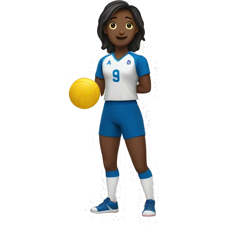 Volleyball player serving  emoji
