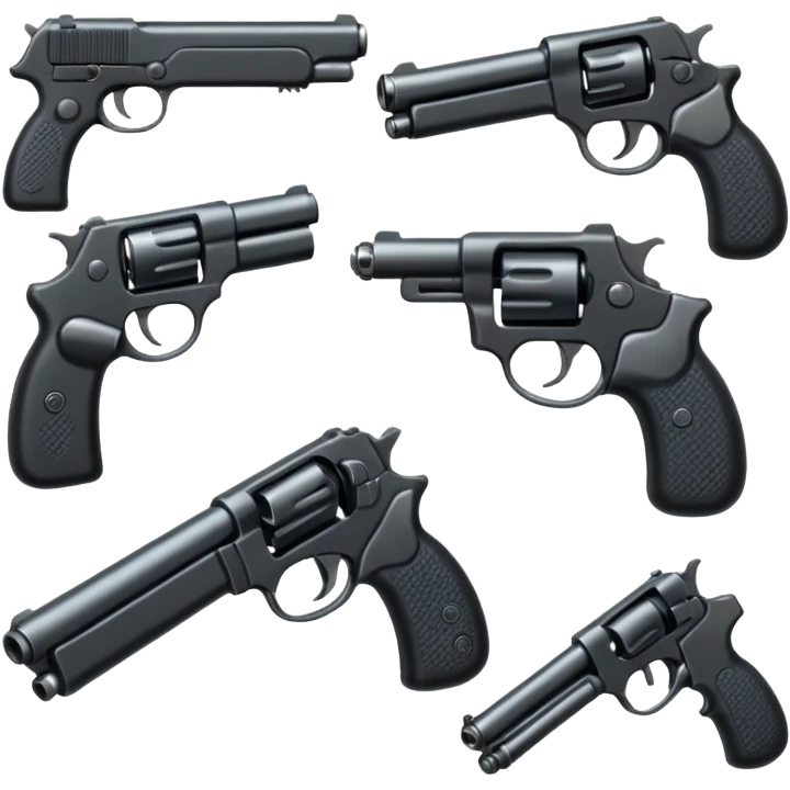 multiple guns emoji