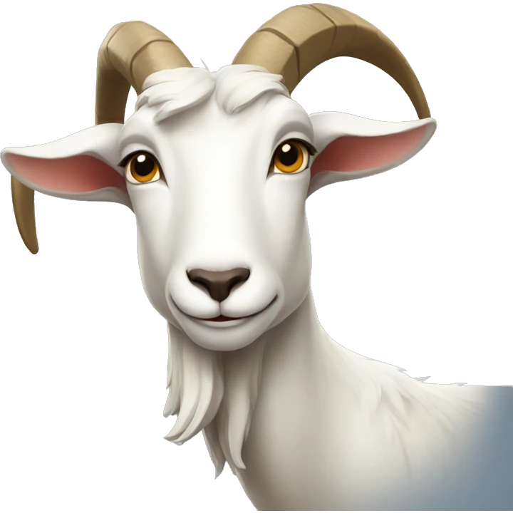 whispering goat emoji