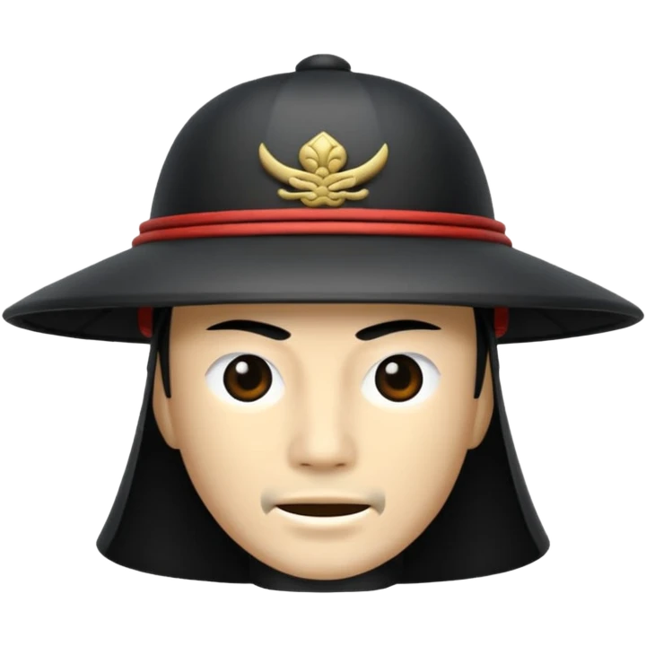 samurai hat emoji