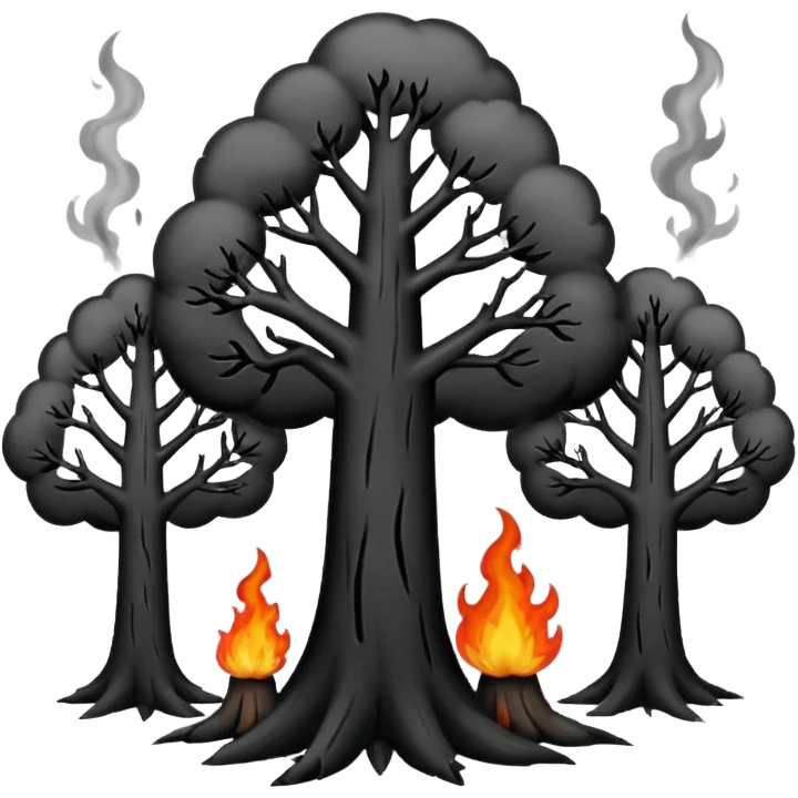 Burnt Trees emoji