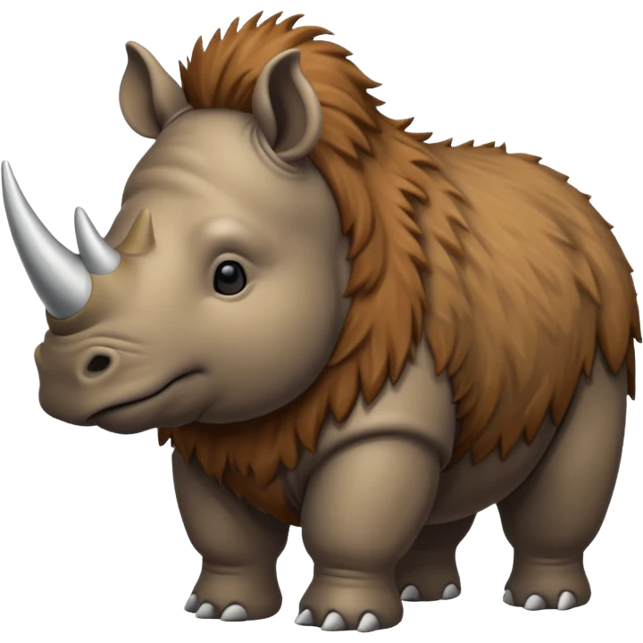 wooly rhinoceros emoji