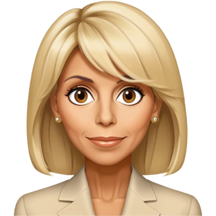 Brigitte MACRON as an APE emoji