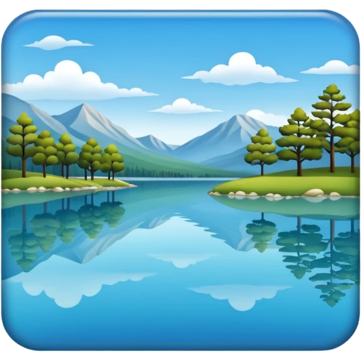 lake landscape emoji