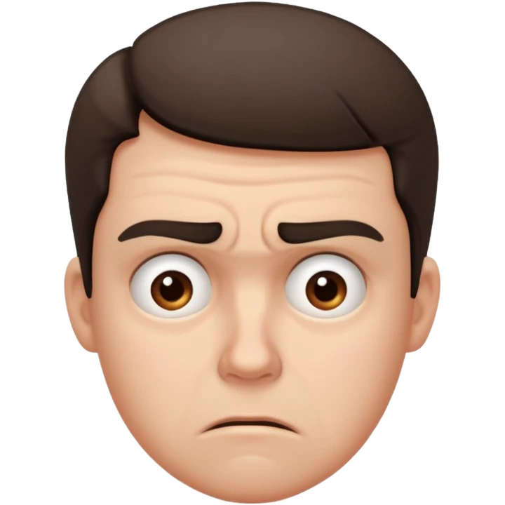 Stressed emoji