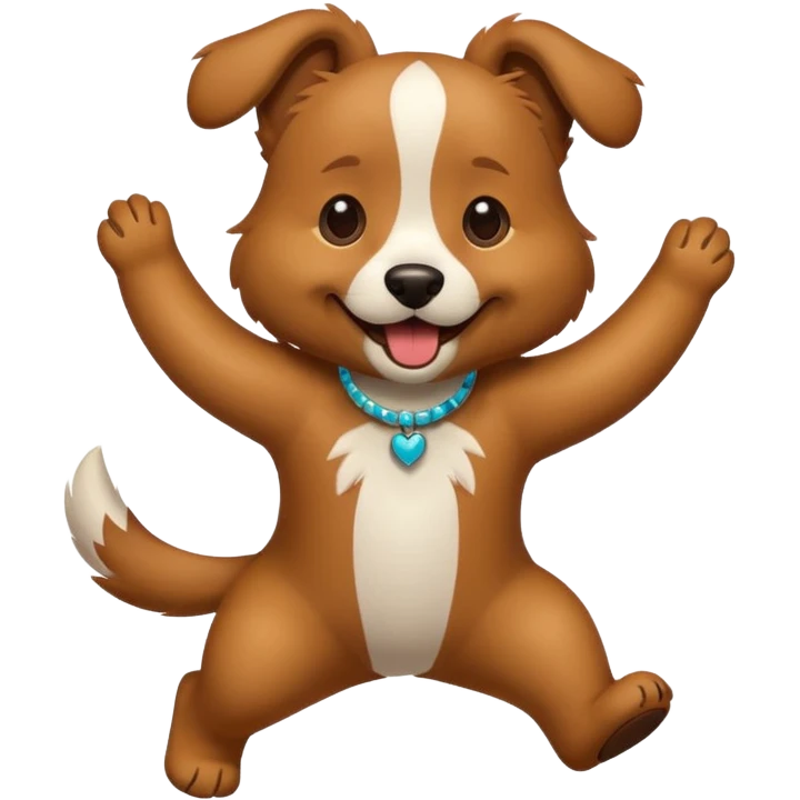 un chien qui danse emoji