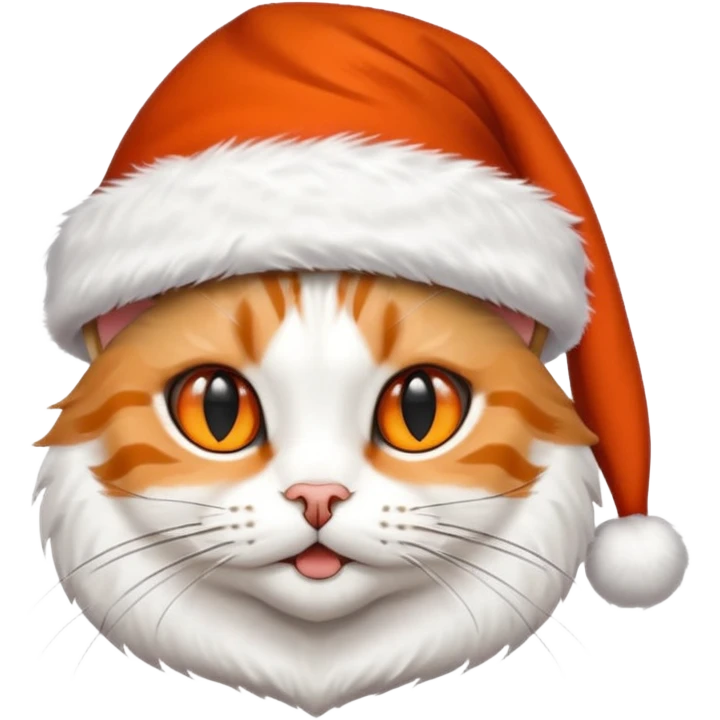 Christmas cat emoji
