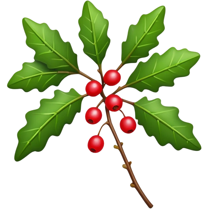 Mistletoe with Christmas  emoji