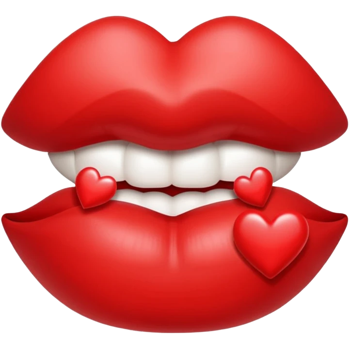 Lips and Hearts emoji