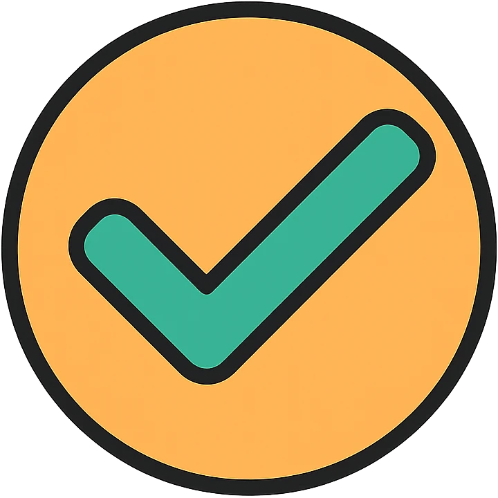 checkmark emoji