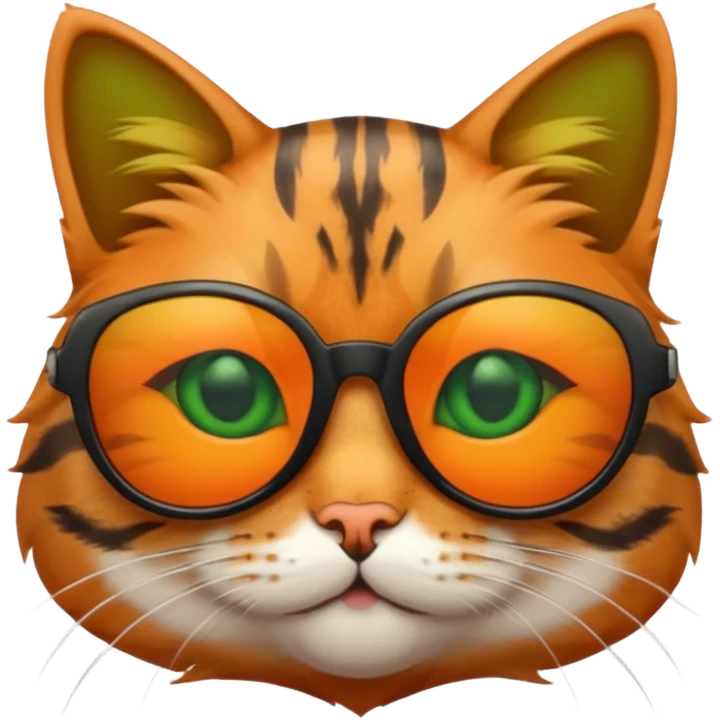 Cat wearing sunglasses emoji