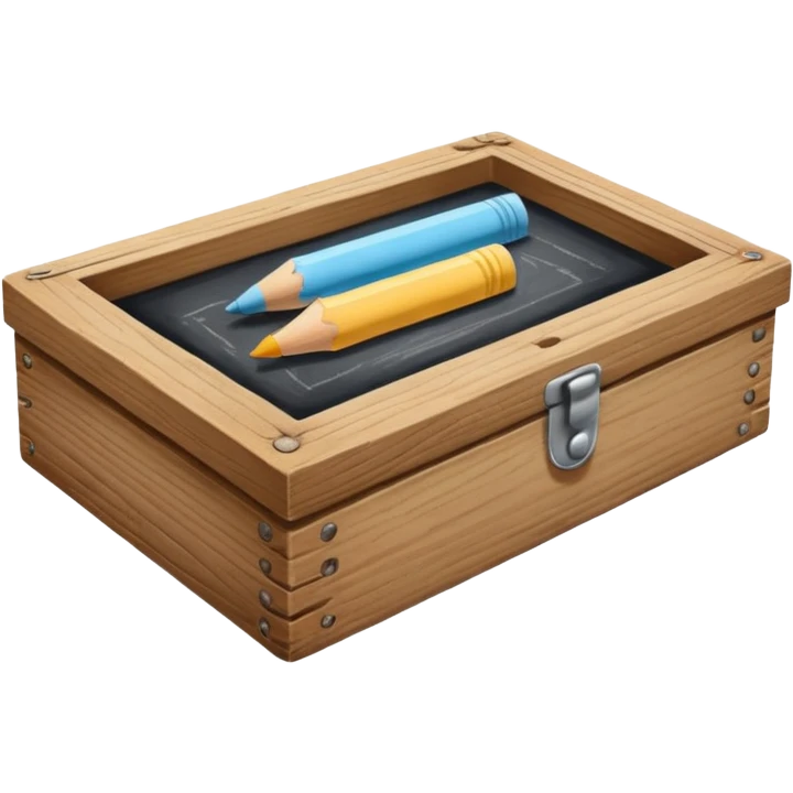 school chalk box emoji